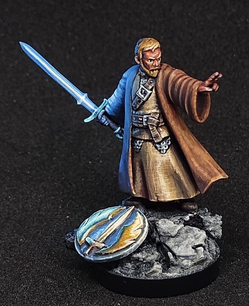 Painted Miniature Figure for gaming - Sword wielding