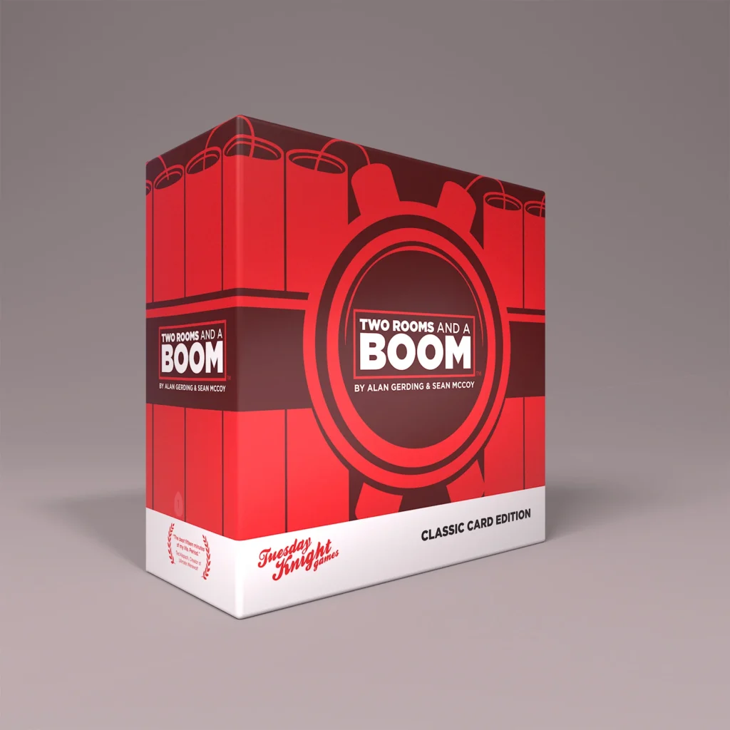 Two Rooms and a Boom Board Game Cover