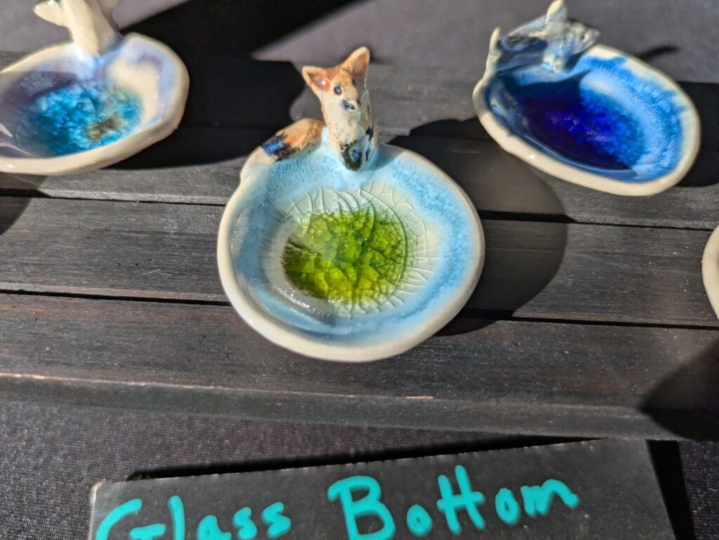 Song and Branch Fox Dish - small
