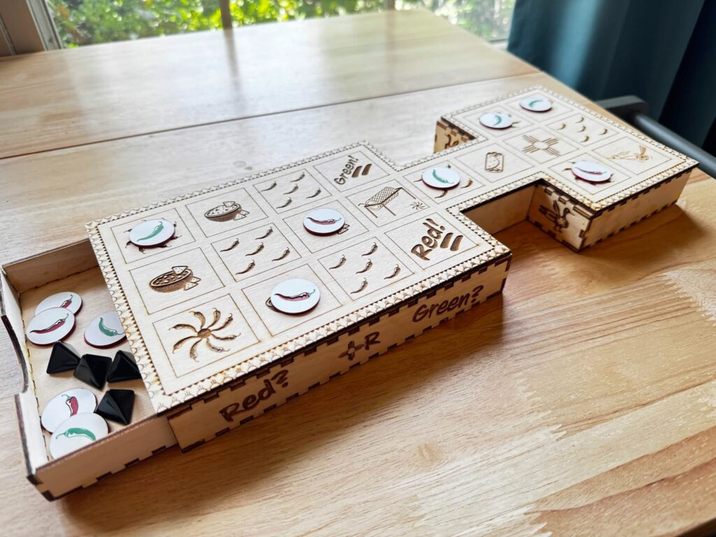 chile themed board game by Triple Monty